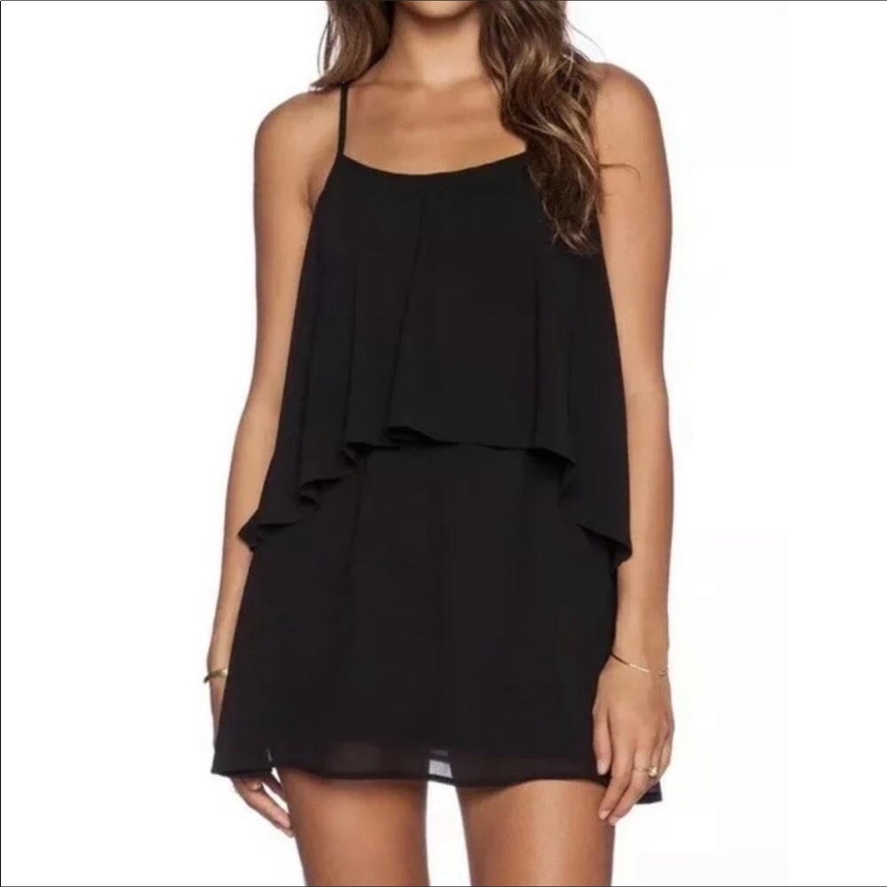 Show Me Your MuMu Black  Dez Drape Dress, Medium